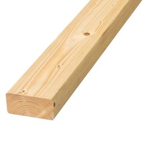 4" x 2" - 47mm x 100mm x 3.0m Regularised Treated Sawn Timber C24