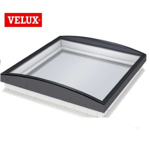 Velux Flat Roof Window CFU 0020Q Fixed Base Double Glazed Curved Glass Rooflight